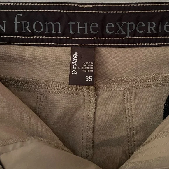 prAna Men’s Stretch Zion Pant II in Sandbar - Picture 10 of 10